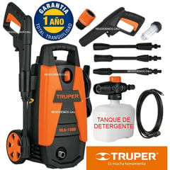 TRUPER - Hidrolavadora 1500 psi marca + dispènsador jabon alta presion