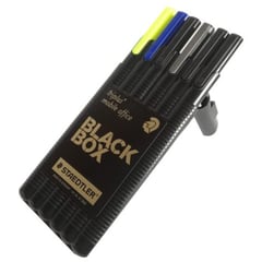 STAEDTLER - Set Bolígrafo Micropunta Portamina y Resaltador X6