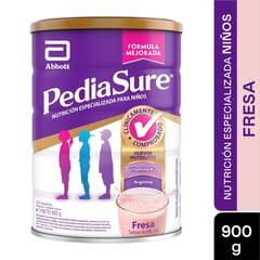 PEDIASURE - Fresa Polvo Lata X 900gr