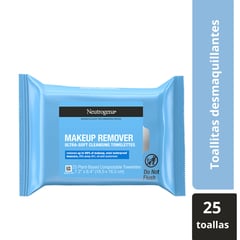 NEUTROGENA - Toallas Desmaquillantes Makeup Remover X 25und