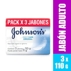 JOHNSON AND JOHNSON - Jabon Johnsons Original 110g X 3und