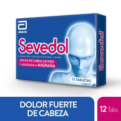 SEVEDOL - Caja X 12 Tabletas