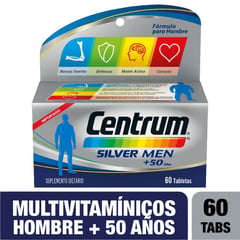 CENTRUM - Silver Men +50 X 60 Tabletas