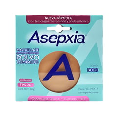 ASEPXIA - Polvo Compacto Beige Spf20 X 10g