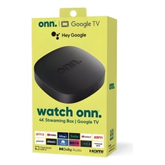 GENERICO - Reproductor Google Tv 2023 ONN Dispositivo 4K 2Gb Ram Negro