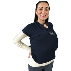 COZYTOS - Fular CONVENCIONAL -AZUL OSCURO cargador porta bebes