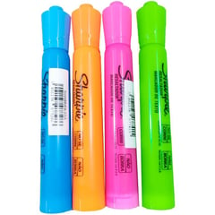 SHARPIE - Resaltadores punta biselada x4 colores