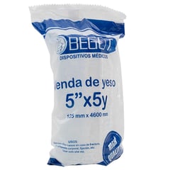 BEGUT - Venda Yeso 5 Pulgadas X 5 Yardas X 1und