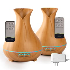 ENERGY PLUS - Combo: 2 Humidificadores difusor aromas eléctrico aromaterapia