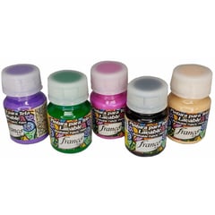 FRANCO ARTE - Kit de Pintura Para Tela 30 ml X 5 Unidades