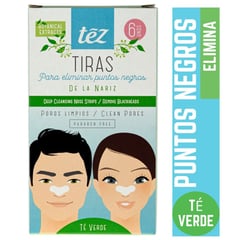 TEZ - Tiras Facial Elimina Puntos Negros X 6und