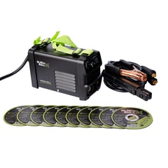 BLACK BULL - Soldador inverter Super MINI 130Amp 60V en vacio BlackBull