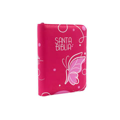 SBC - Biblia reina valera 1960 - fucsia con cremallera