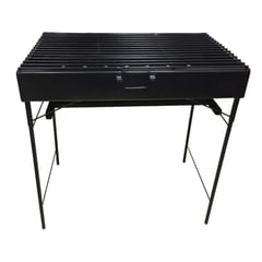 GENERICO - Parrilla Asador De Lujo A Carbon 70x40cm Portatil Desarmable