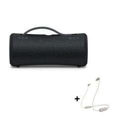 SONY - Parlante Bluetooth Portátil XG300 Negro con Audífonos in-ear Bluetooth