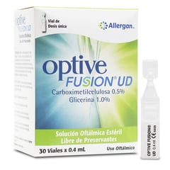 ALLERGAN - Optive Fusion Ud Solucion Oftalmica X 30 Viales X 0.4ml