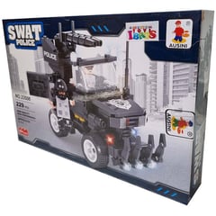 AUSINI TOYS - Bloques para armar cogo policia nieve