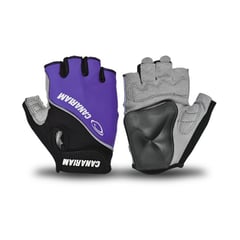 CANARIAM - Guantes para patinaje c1 con férula de protección morado