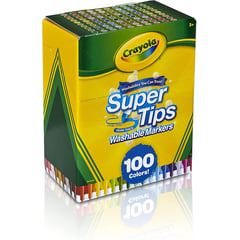 CRAYOLA - Marcadores Super Tips x 100