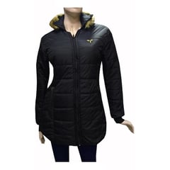 LIMAR - Chaqueta Impermeable Tipo Gabán Para Dama NEGRO