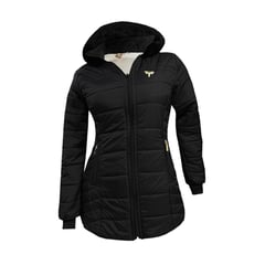 LIMAR - Chaqueta Impermeable Tipo Gabán Para Dama NEGRO