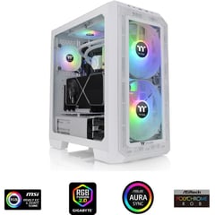 THERMALTAKE - Chasis view 300 mx + 3 ventilador rgb- blanco