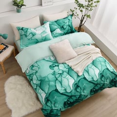 STANZIA HOME - FORRO DUVET ROMA OCEANO AQUA DOBLE