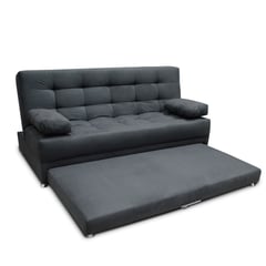 MUEBLES ONLINE - Sofa cama Nido Tarima Matter tela gris