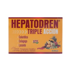 NATURAL FRESHLY - Hepatodren Triple Accion X 60 Cap