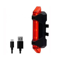 GW - Luz Trasera EBL- 3402 Recargable USB 15 Lumens