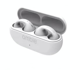 GENERICO - Audífonos de Conducción Osea  Ambie Blanco Bluetooth Inalámbricos