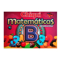 BOOKS - Cartilla Libro Chiqui Matemáticas B Pre Escolar para Niños