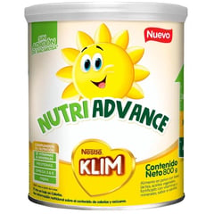 KLIM - Leche Nutri Advance x 800 Gr