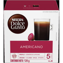 NESCAFE DOLCE GUSTO - Nescafe® Dolce Gusto® Americano Paquete 16 Capsulas.