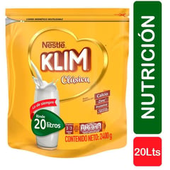 KLIM - Leche Clásica Fortificada x 2400 Gr