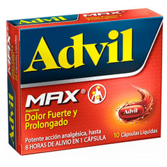 ADVIL - Max Caja x 10 Cápsulas