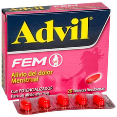 ADVIL - Fem 400 Mg Caja x 10 Tabletas