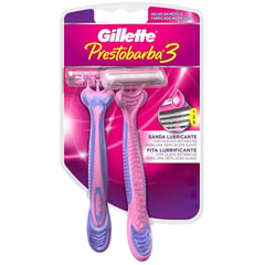 GILLETTE - Afeitadora Para Mujer Prestobarba3 x 2 Und