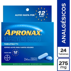 BAYER - Apronax Alivio Del Dolor x 24 Tabletas
