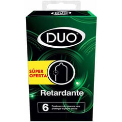 DUO - Condones Retardante x 6 Und