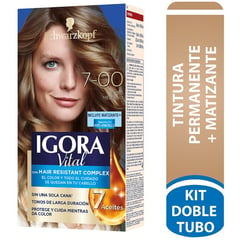 IGORA - Tinte Vital Permanente Rubio Mediano 7-00