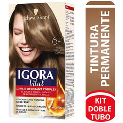 IGORA - Tinte Vital Permanente Oscuro Cenizo 6-1