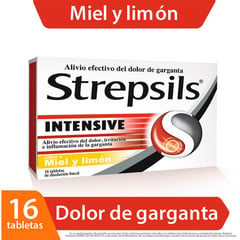 RECKITT BENCKISER - Strepsils Intensive Pastillas x 16 Und