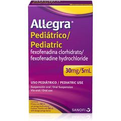 SANOFI - Allegra Pediátrico Suspensión Oral x 150 Ml