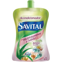 SAVITAL - Acondicionador Multivitaminas & Sábila x 100 Ml