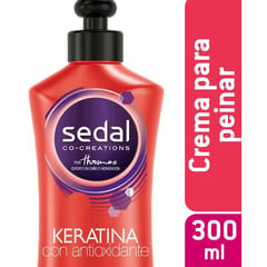 SEDAL - Crema De Peinar Keratina Con Antioxidante x 300 Ml
