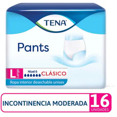 TENA - Ropa Interior Desechable Pants Large x 16 Und