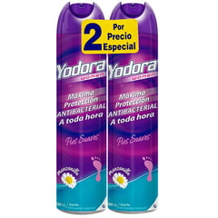 YODORA - Desodorante Pies Suaves Mujer 2 x 260 Ml