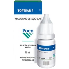 SCANDINAVIA - Toptear Plus Solución Oftálmica 2% x 10 Ml