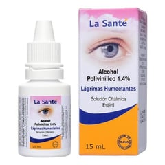 LA SANTE - Lagrimas Humectantes Alcohol Polivinilico x 15 Ml